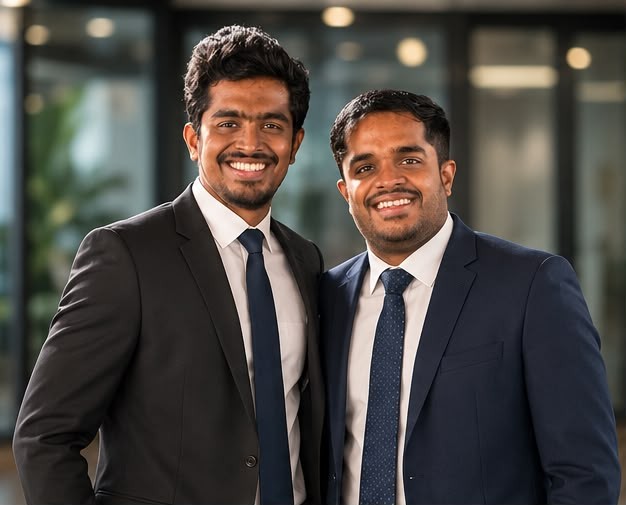 Ankur and Nakul Agrawal, founders of Hanuman Fabrics
